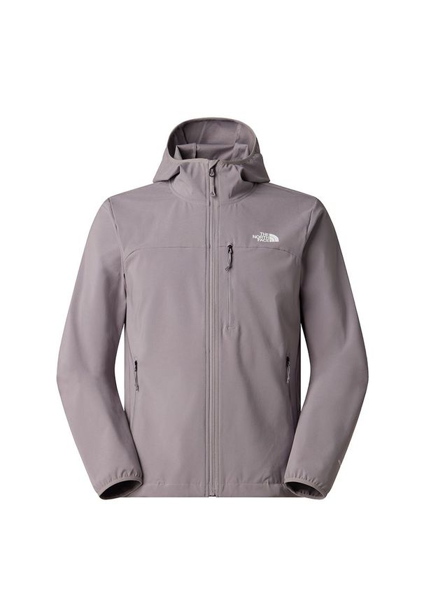 Kurtka męska The North Face Nimble 2.0 0A8G0NG7O1 - szara. Typ kołnierza: kaptur. Kolor: szary. Materiał: elastan, materiał, poliester