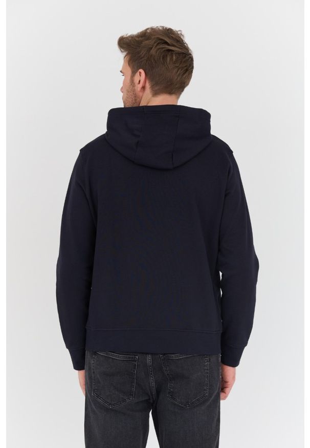Armani Exchange - ARMANI EXCHANGE Granatowa męska bluza z kapturem, Rozmiar M. Typ kołnierza: kaptur. Kolor: niebieski