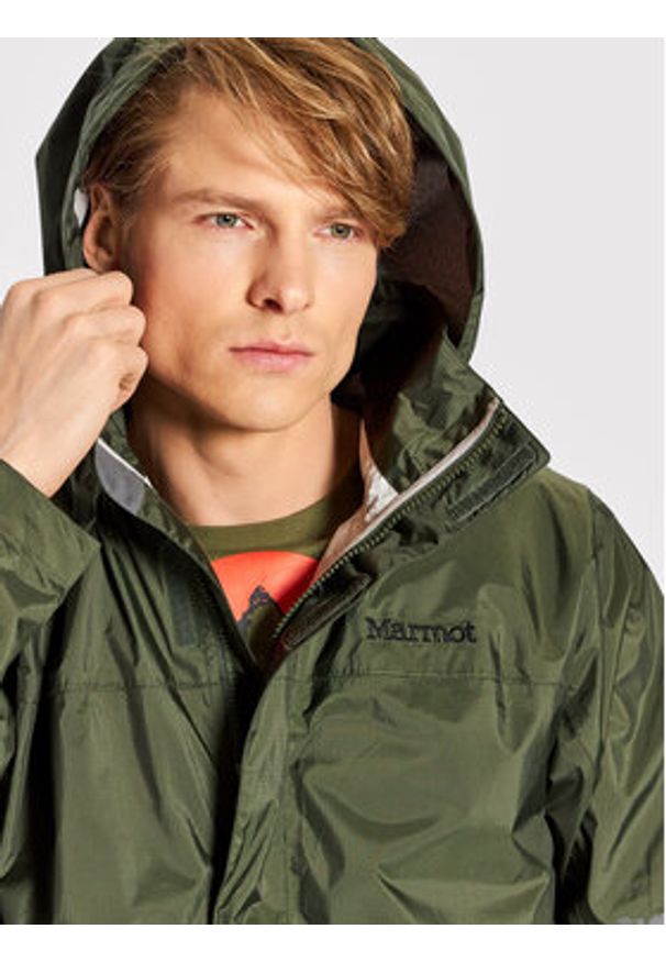Marmot Kurtka przeciwdeszczowa PreCip Eco 41500 Zielony Regular Fit. Kolor: zielony. Materiał: syntetyk
