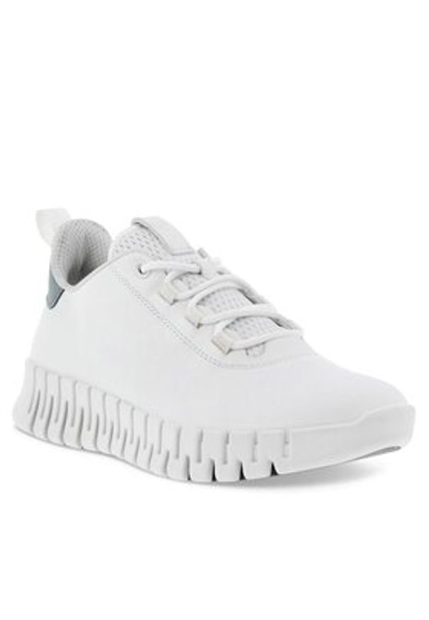 ecco - ECCO Sneakersy GRUUV W 21820360718 Biały. Kolor: biały. Materiał: skóra