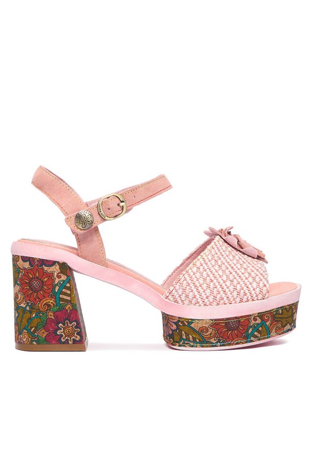 Sandały Laura Vita. Kolor: różowy