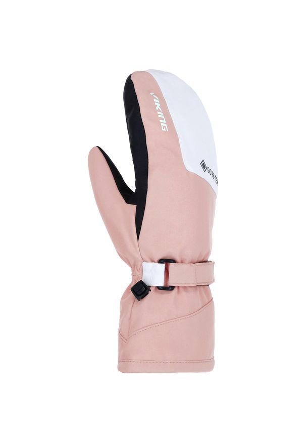 Viking - Rękawice narciarskie damskie VIKING Sherpa GTX Mitten 2.0. Kolor: różowy. Sezon: zima. Sport: narciarstwo