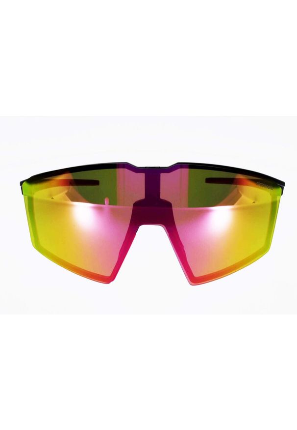 JULBO - Okulary rowerowe Julbo Edge - czarno różowy | Spectron cat 3. Kolor: wielokolorowy, czarny, różowy. Sport: turystyka piesza
