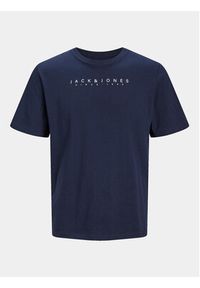 Jack & Jones - Jack&Jones T-Shirt Setra 12247985 Granatowy Standard Fit. Kolor: niebieski. Materiał: bawełna #6