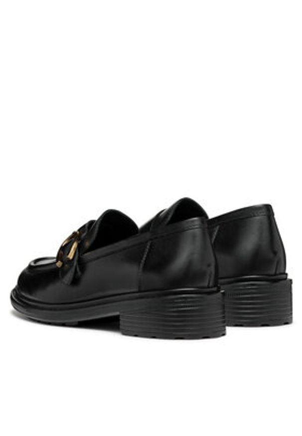 Geox Mokasyny D Walk Pleasure D46TGC 00043 C9999 Czarny. Kolor: czarny. Materiał: skóra