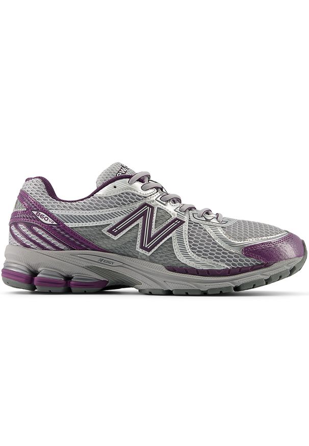 Buty męskie New Balance 860v2 ML860PP2 – szare. Kolor: szary. Materiał: guma, materiał, syntetyk. Szerokość cholewki: normalna. Sport: turystyka piesza