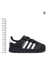 Adidas - adidas Sneakersy Superstar II Elastic Lace JH9985 Czarny. Kolor: czarny. Materiał: skóra. Model: Adidas Superstar #2