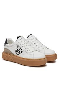 Pinko - PINKO Sneakersy Yoko 04 SS0039 P001 Biały. Kolor: biały. Materiał: skóra #5
