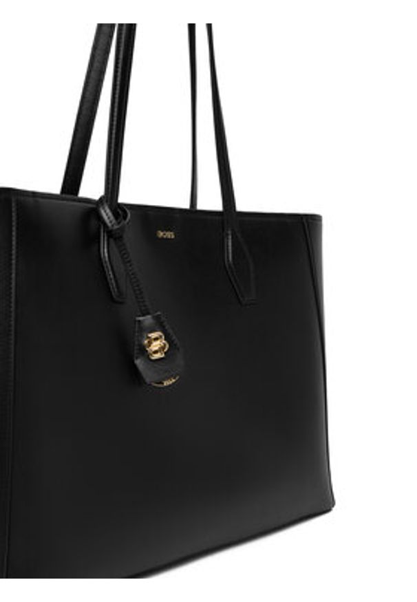 BOSS Torebka 50547750 Czarny. Kolor: czarny. Materiał: skórzane