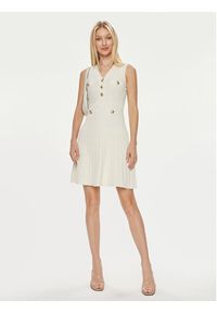 Marciano Guess Sukienka dzianinowa 4GGK00 5808Z Beżowy A-Line Fit. Kolor: beżowy. Materiał: syntetyk