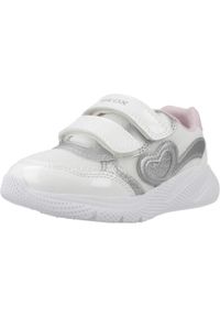 Geox - Buty GEOX B SPRINTYE GIRL Biały. Kolor: biały. Materiał: tkanina. Sport: turystyka piesza #1