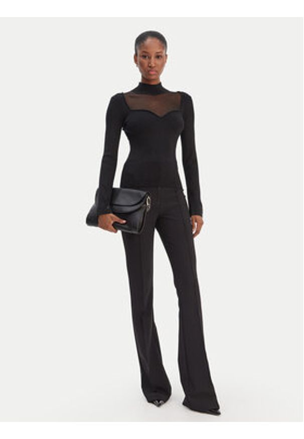 Guess Sweter W6RR45 Z4842 Czarny Regular Fit. Kolor: czarny. Materiał: syntetyk