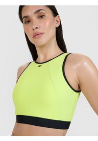 4f - 4F Góra od bikini damska - zielona S. Kolor: zielony. Materiał: syntetyk, włókno, elastan, materiał