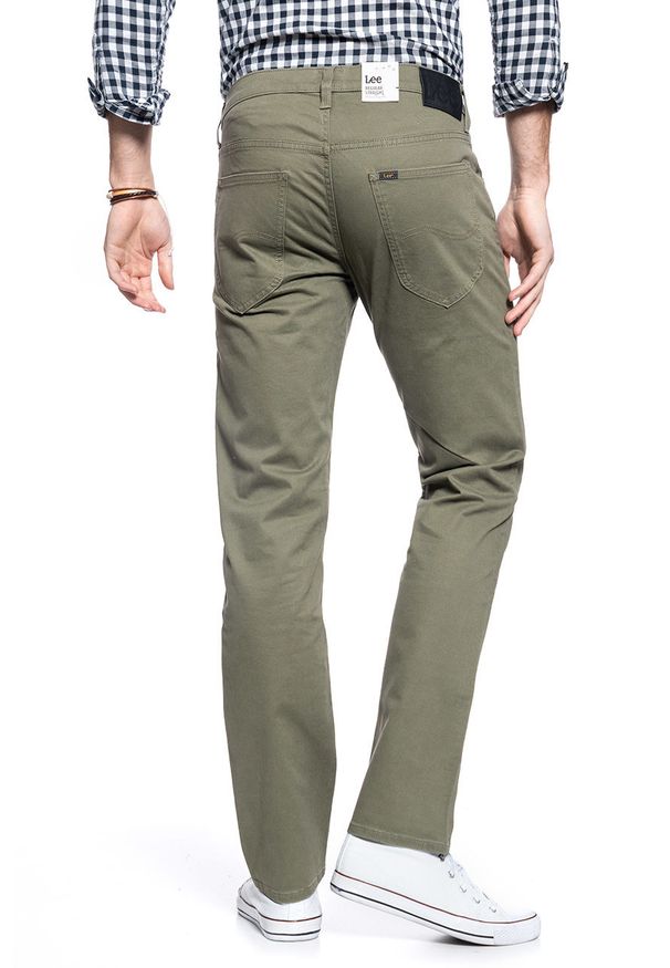 Lee - SPODNIE MĘSKIE LEE DAREN ZIP FLY IVY GREEN L707PP06 112118331