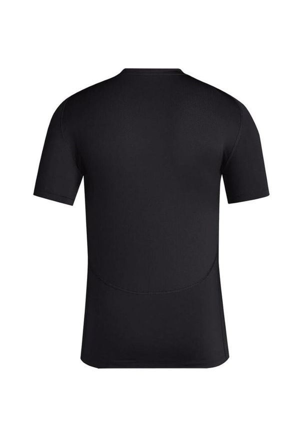Koszulka treningowa męska Adidas Techfit. Kolor: czarny. Materiał: elastan, poliester. Technologia: Techfit (Adidas). Sport: fitness