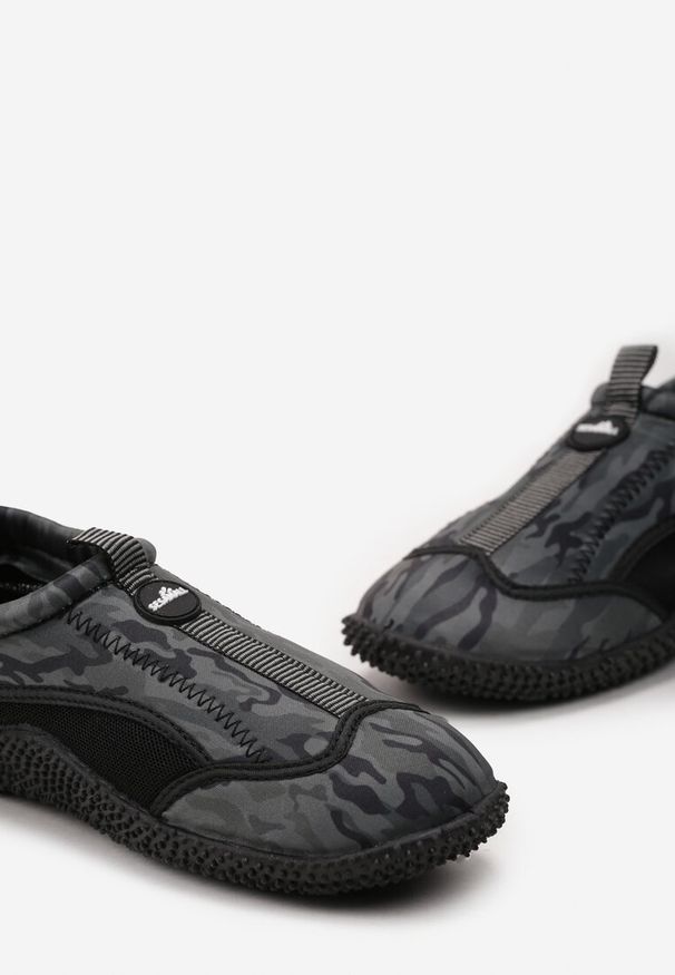 Born2be - Szare Wsuwane Buty Sportowe do Wody z Regulowaną Cholewką Vanlewn. Zapięcie: bez zapięcia. Kolor: szary. Szerokość cholewki: normalna. Sport: żeglarstwo