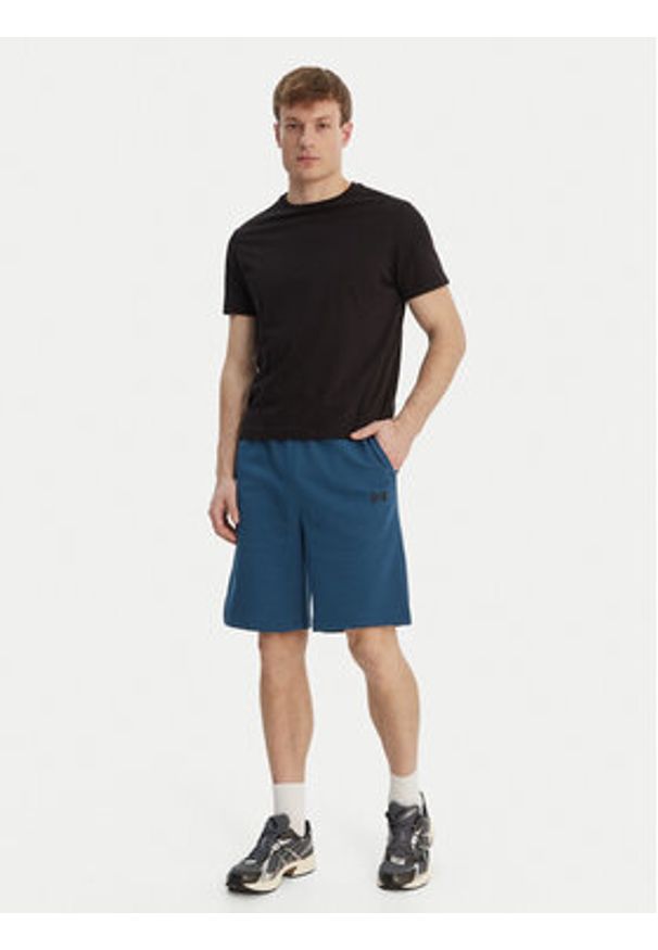 Under Armour Szorty sportowe UA Rival Lightweight 6009345 Granatowy Regular Fit. Kolor: niebieski. Materiał: bawełna. Styl: sportowy