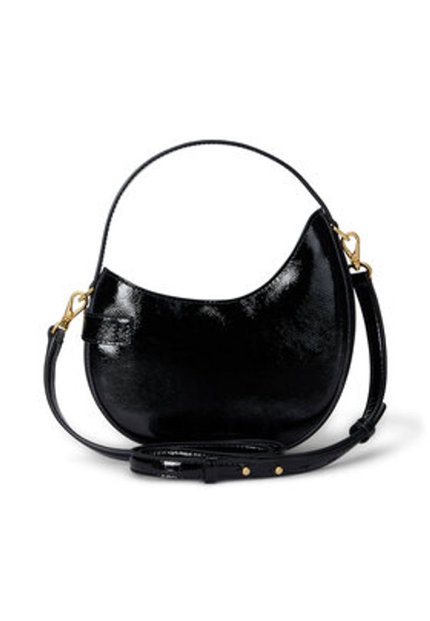 Lauren Ralph Lauren - LAUREN RALPH LAUREN Torebka 431P04070001 Czarny. Kolor: czarny. Materiał: skórzane