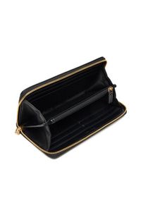 Calvin Klein Portfel Bold Ck Long Zip Around LV04F1077G Czarny. Kolor: czarny. Materiał: skóra #2