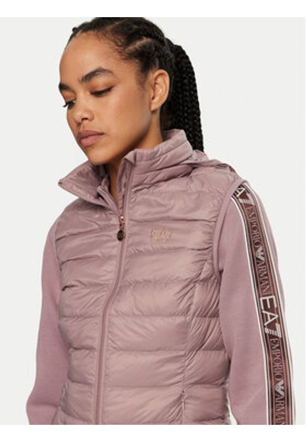 EA7 Emporio Armani Bezrękawnik 6DTQ06 TNGPZ 0341 Różowy Regular Fit. Kolor: różowy. Materiał: syntetyk. Długość rękawa: bez rękawów