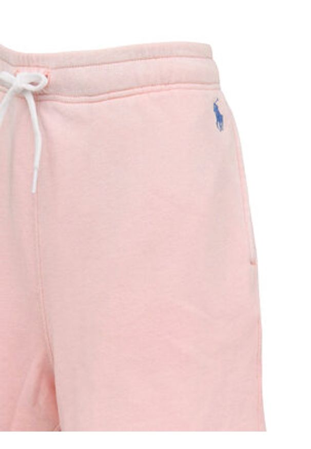 Polo Ralph Lauren Szorty sportowe 211965103006 Różowy Straight Fit. Kolor: różowy. Materiał: bawełna