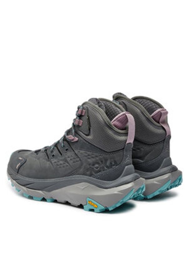 HOKA - Hoka Trekkingi Kaha 3 Gtx GORE-TEX 1123156 Szary. Kolor: szary. Materiał: nubuk, skóra