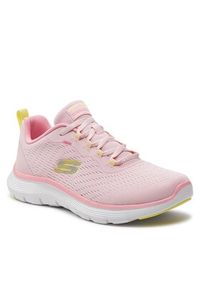 skechers - Skechers Sneakersy Flex Appeal 5.0- 150201/PKYL Różowy. Kolor: różowy. Materiał: mesh, materiał #3