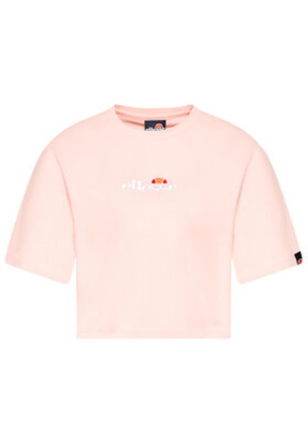 Ellesse T-Shirt Fireball SGB06838 Różowy Loose Fit. Kolor: różowy. Materiał: bawełna