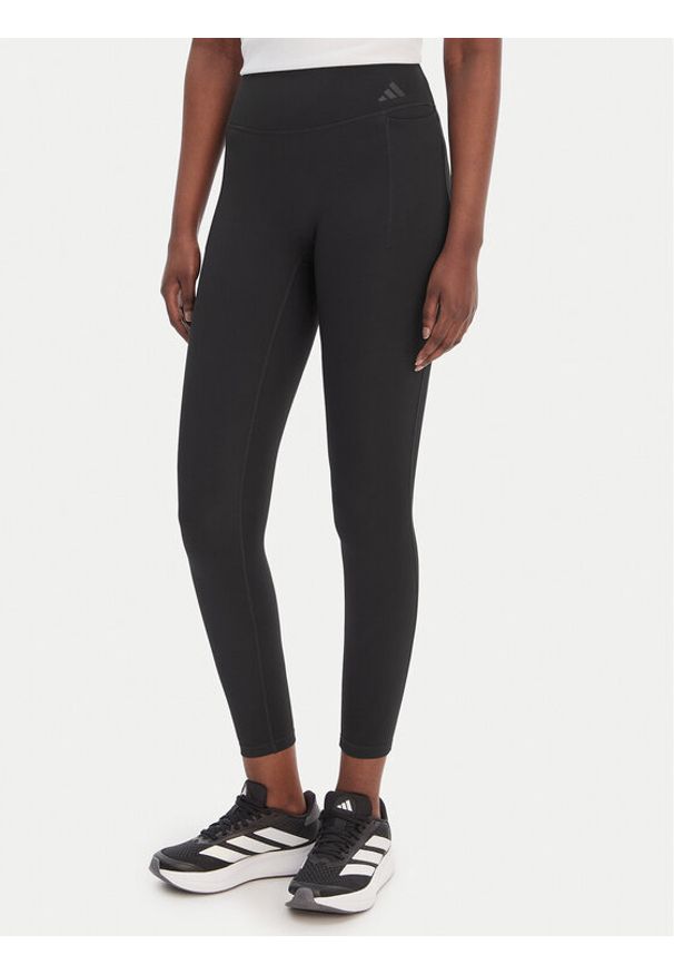 Adidas - adidas Legginsy Optime Workout JV7924 Czarny Slim Fit. Kolor: czarny. Materiał: syntetyk