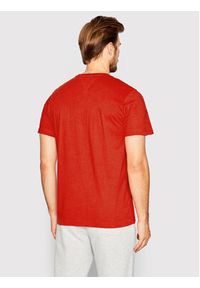 Tommy Jeans T-Shirt Corp Logo DM0DM15379 Czerwony Regular Fit. Kolor: czerwony. Materiał: bawełna