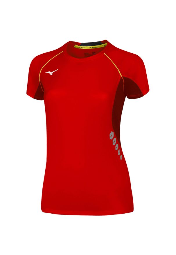 Koszulka damska Mizuno Premium JPN. Kolor: czerwony