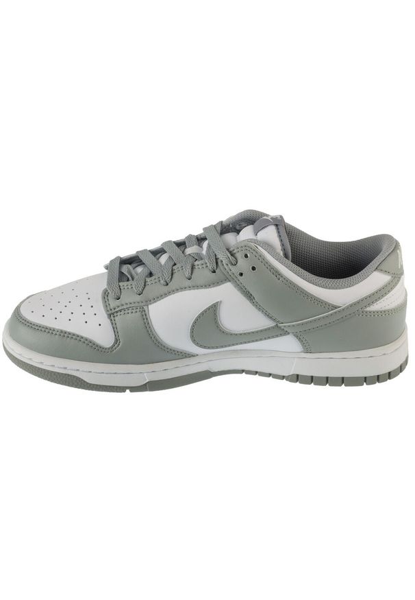 Nike - Buty sportowe Sneakersy unisex, Dunk Low Retro. Kolor: biały. Materiał: syntetyk, materiał, tkanina. Sport: turystyka piesza