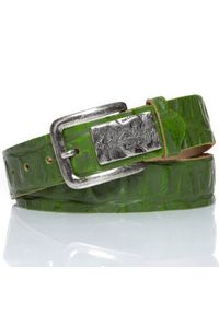 Mustang - MUSTANG PASEK SKÓRZANY 40mm SOPO-MUS023. Materiał: skóra. Wzór: paski. Styl: klasyczny #1