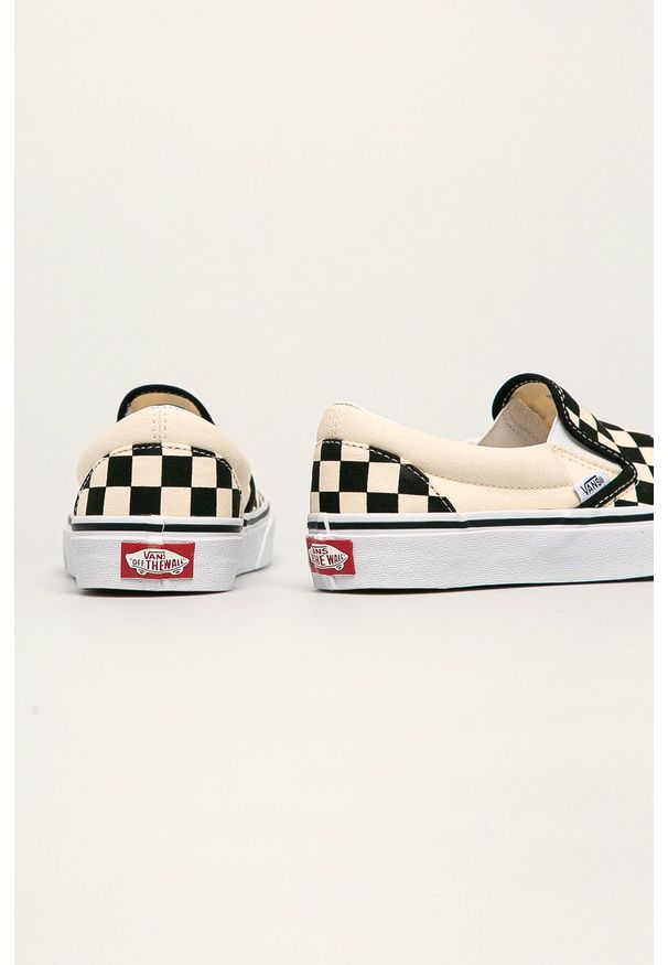Vans - Tenisówki. Nosek buta: okrągły. Kolor: beżowy. Materiał: guma