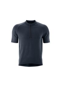 GONSO - Koszulka z zamkiem błyskawicznym 1/2 Gonso Adventure Nature. Kolor: niebieski, wielokolorowy, czarny. Materiał: wiskoza, tkanina. Sport: kolarstwo #1