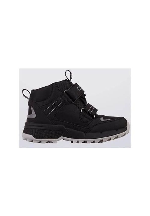 Buty do chodzenia dla dzieci Kappa 260905K1115. Zapięcie: rzepy. Kolor: czarny. Materiał: guma, syntetyk, tkanina, materiał. Szerokość cholewki: normalna