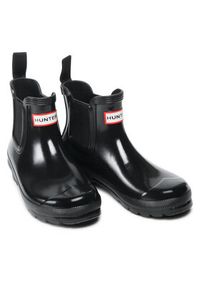 Hunter Kalosze Original Chelsea Gloss WFS2078RGL Czarny. Kolor: czarny. Materiał: kauczuk #2