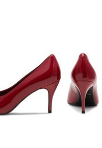 Gino Rossi Szpilki NEL-SLT623-61 Czerwony. Kolor: czerwony. Materiał: skóra, lakier. Obcas: na szpilce #5