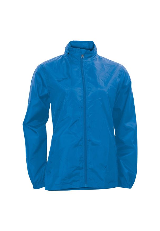 Kurtka do biegania damska Joma Galia przeciwdeszczowa. Kolor: niebieski. Sport: bieganie
