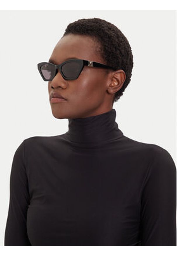 Max Mara Okulary przeciwsłoneczne MM0057 Czarny. Kolor: czarny