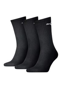 SKARPETY Puma Crew Socks 3 Pack, Dla obu płci. Kolor: czarny
