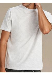 Sinsay - Koszulka w stylu basic - szary. Kolor: szary