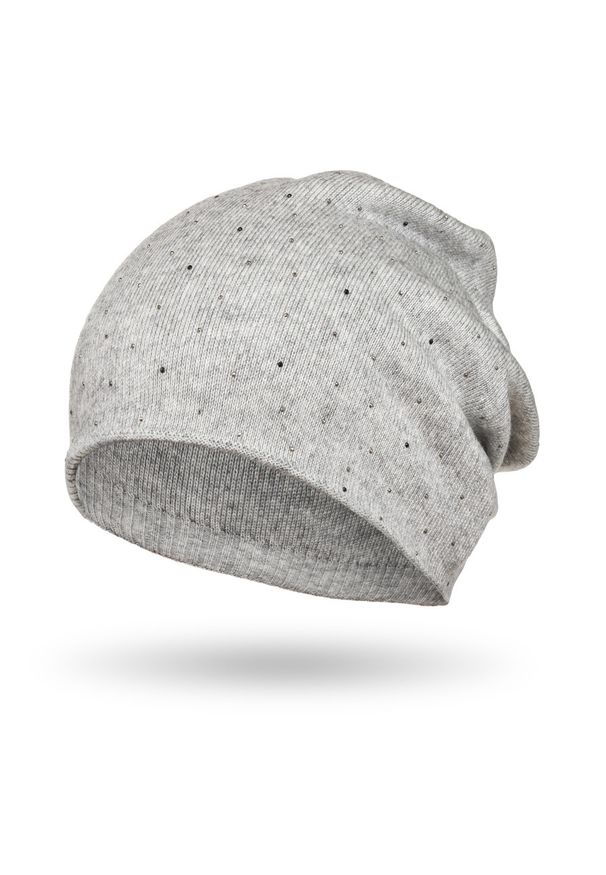 Czapka damska Peterson PTN HAT-05 szara. Kolor: szary. Materiał: materiał. Sezon: jesień, zima. Styl: elegancki