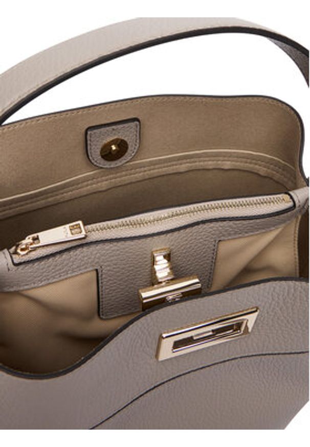 Furla Torebka Amelia M Bucket WB01953 HSF000 CN 4892S Beżowy. Kolor: beżowy. Materiał: skórzane