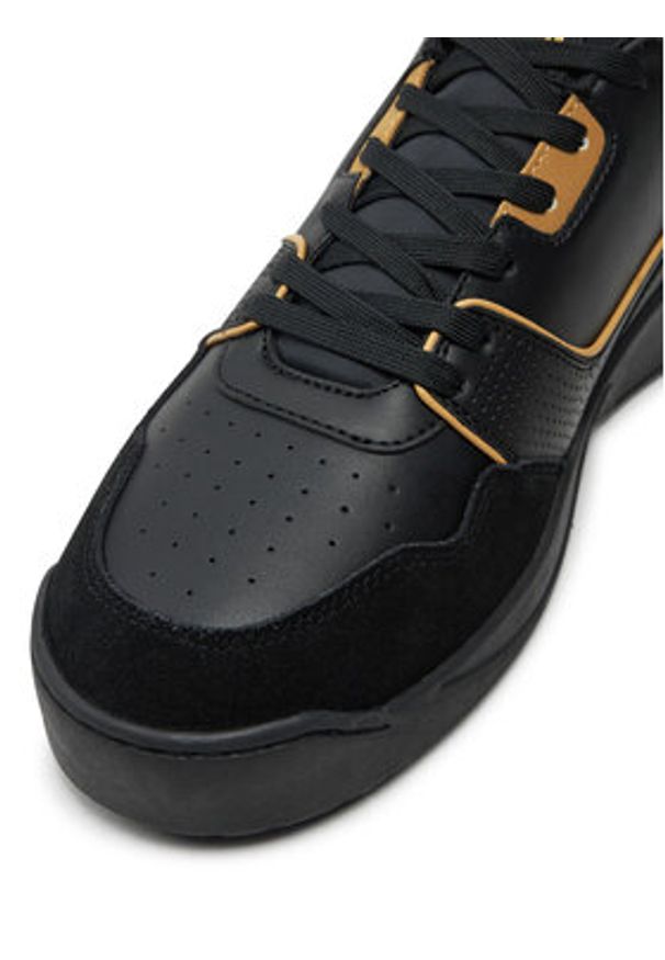 EA7 Emporio Armani Sneakersy X8X187 XK402 U427 Czarny. Kolor: czarny. Materiał: skóra
