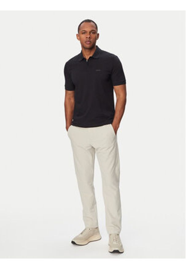 BOSS Polo 50554591 Granatowy Regular Fit. Typ kołnierza: polo. Kolor: niebieski. Materiał: bawełna