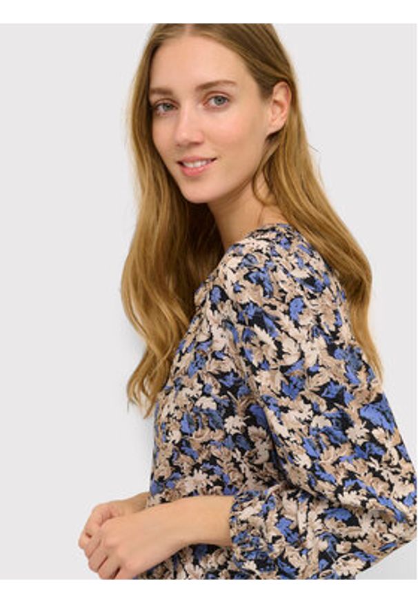 Kaffe Bluzka Bettiana 10506624 Kolorowy Regular Fit. Materiał: wiskoza. Wzór: kolorowy