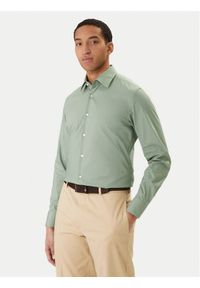 BOSS Koszula H-Hank 50469345 Zielony Slim Fit. Kolor: zielony. Materiał: bawełna #1