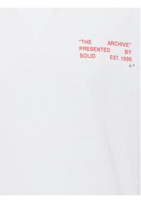 !SOLID - Solid T-Shirt 21107521 Biały Regular Fit. Kolor: biały. Materiał: bawełna