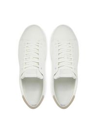 Calvin Klein Sneakersy Low Top Lace Up Nu HM0HM01758 Biały. Kolor: biały. Materiał: skóra #5